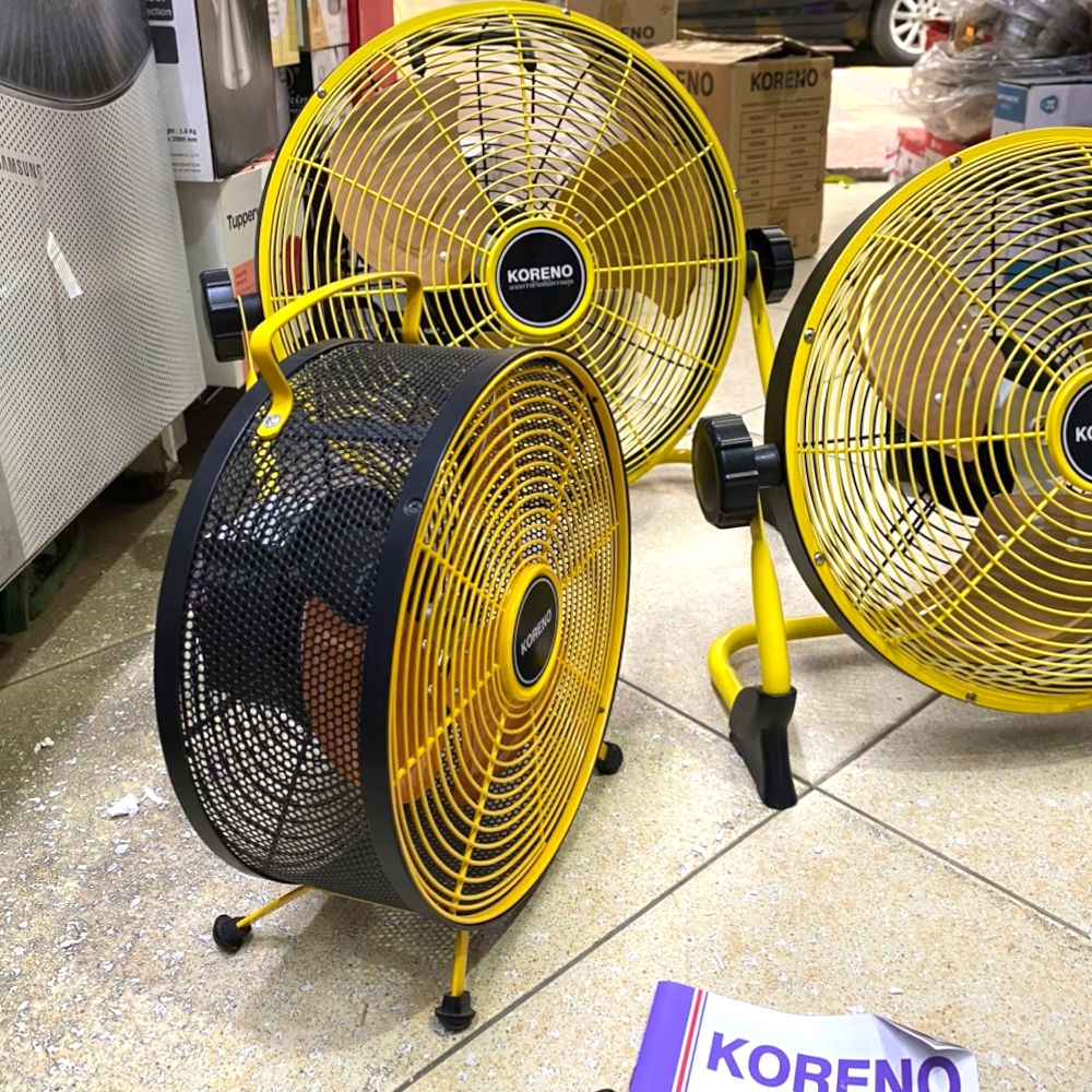 Quạt sạc tích điện Koreno KN-101 cánh 10 inch, pin Lithium-ion 7500mAh