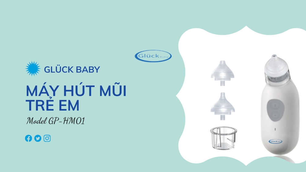 Máy hút mũi trẻ em Gluck Baby GB-HM01