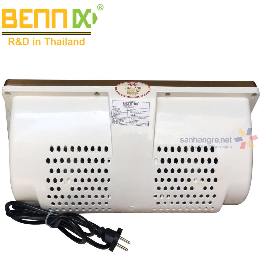 Đèn sưởi nhà tắm 2 bóng Bennix BN-2G