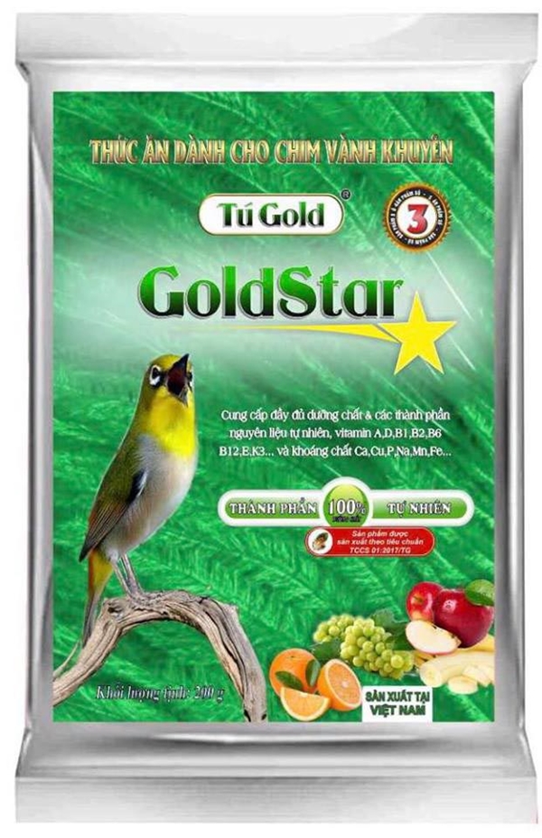 Cám chim Gold Star đỗ xanh số 3 - Đấu 100 gram