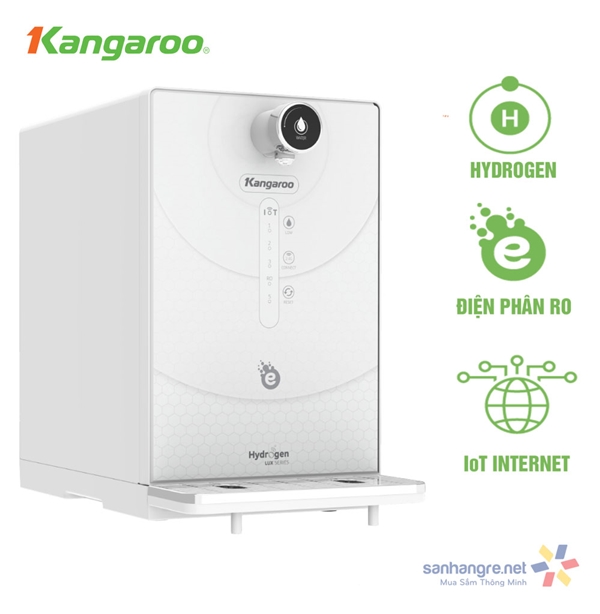 Máy lọc nước Kangaroo Hydrogen ion kiềm KG100EED-IoT hàng chính hãng