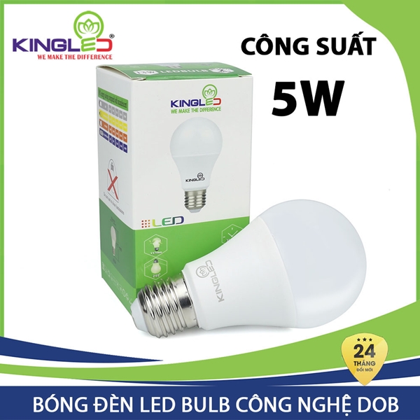 Đèn LED BULB Kingled 5W Tiết Kiệm Điện LB-5-A60