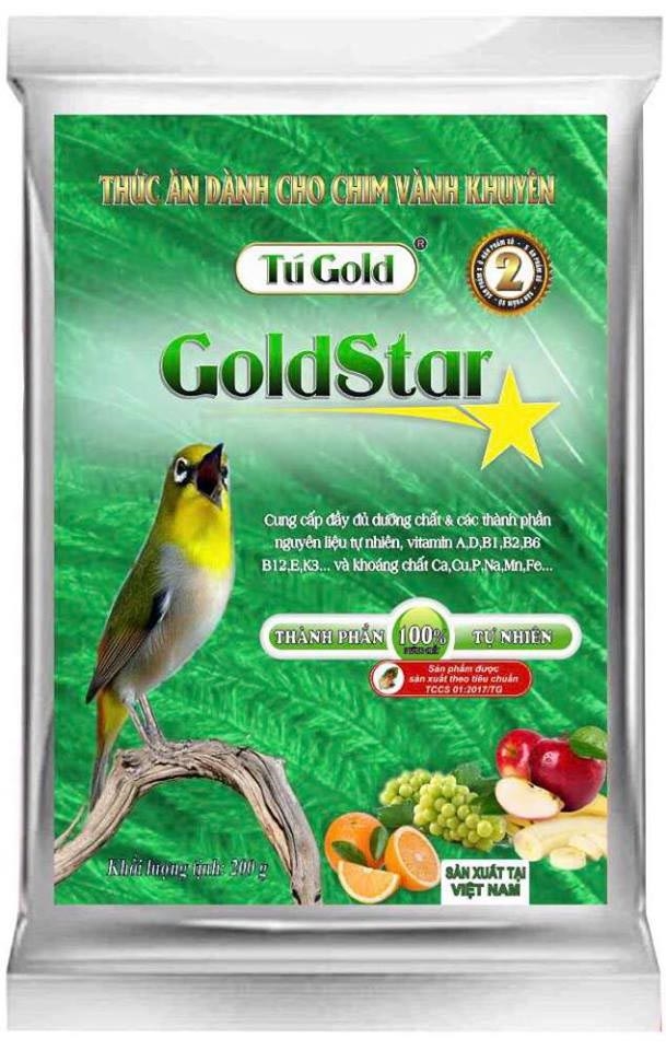 Cám chim Gold Star đỗ xanh