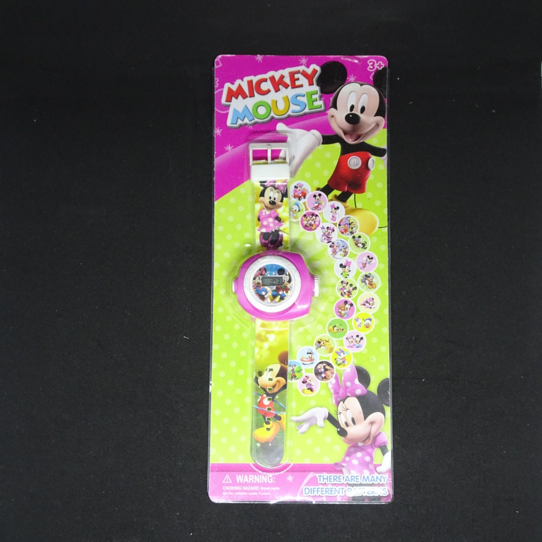 Đồng hồ điện tử đeo tay chiếu hình 3D WLT2221 Chuột Mickey Mouse