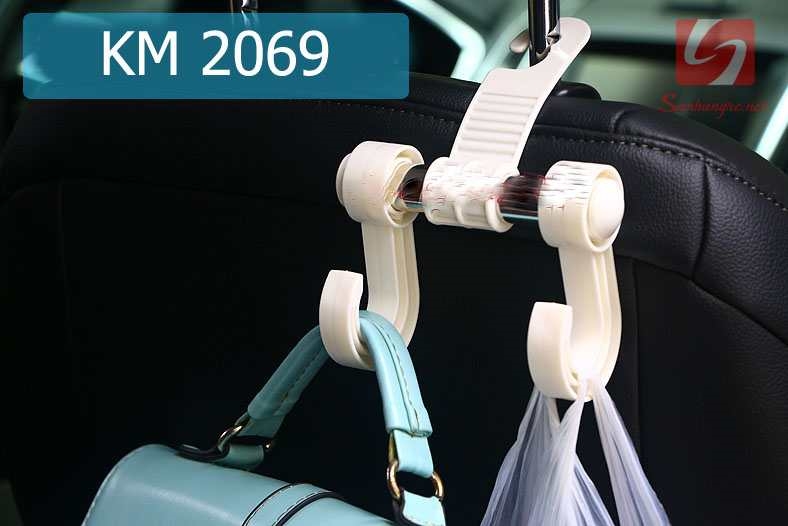 Móc treo đồ trên ghế xe ô tô KM 2069 hàng Nhật